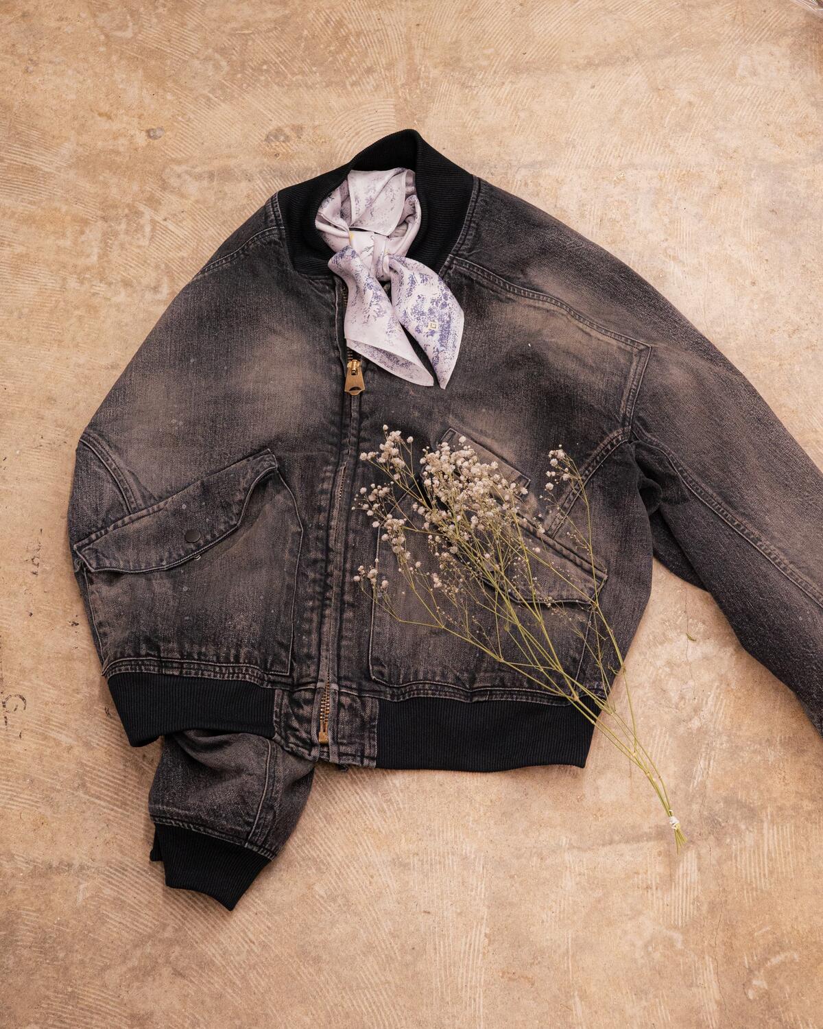 ANC-STORE-EX02 DENIM BOMBER JACKET 