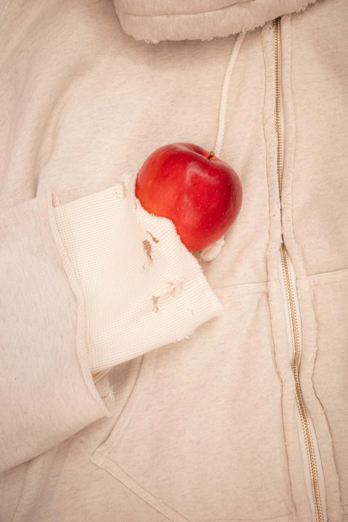 ANC-STORE-EX04 DAMAGE ZIP-UP HOODIE 2