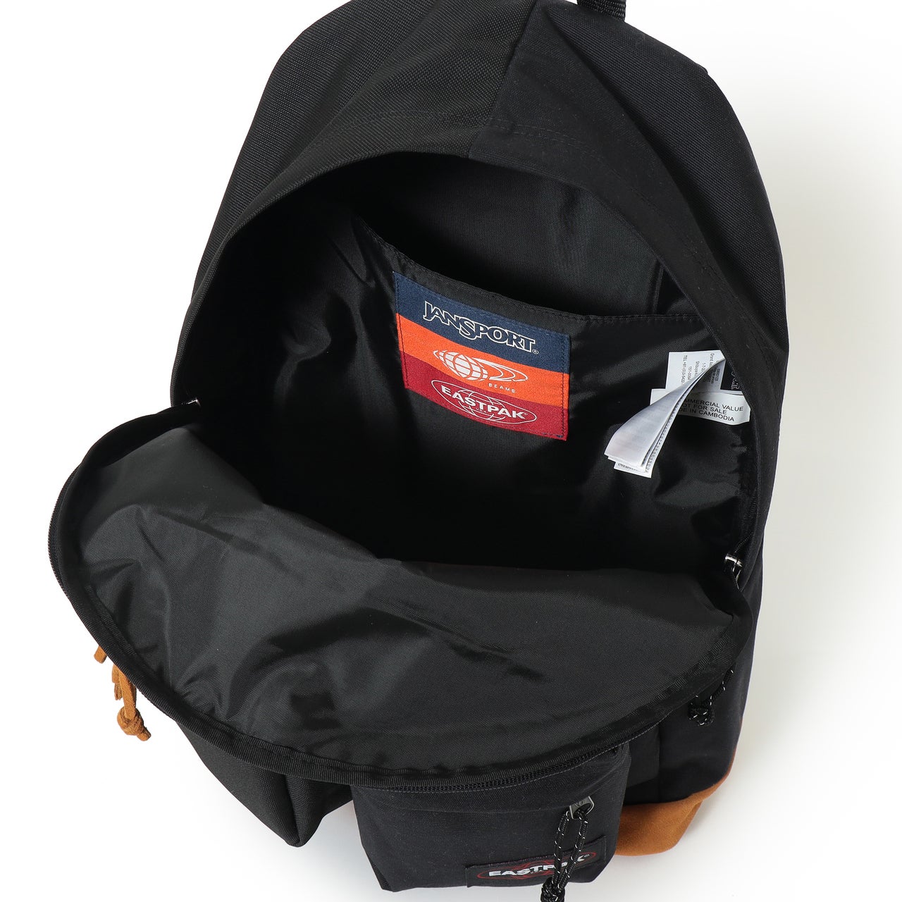 JANSPORT &times; EASTPAK &times; BEAMS 　ディテール　開封時