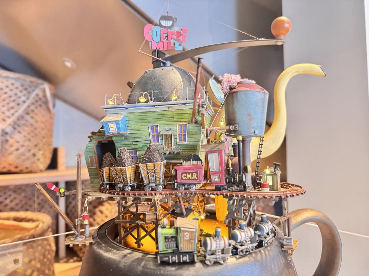 スタバ中目黒桜ミニチュア「諸星昭弘 作」