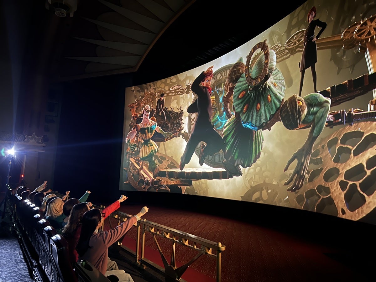 「呪術廻戦」の、「呪術廻戦・ザ・リアル 4D〜廻る時計台〜」