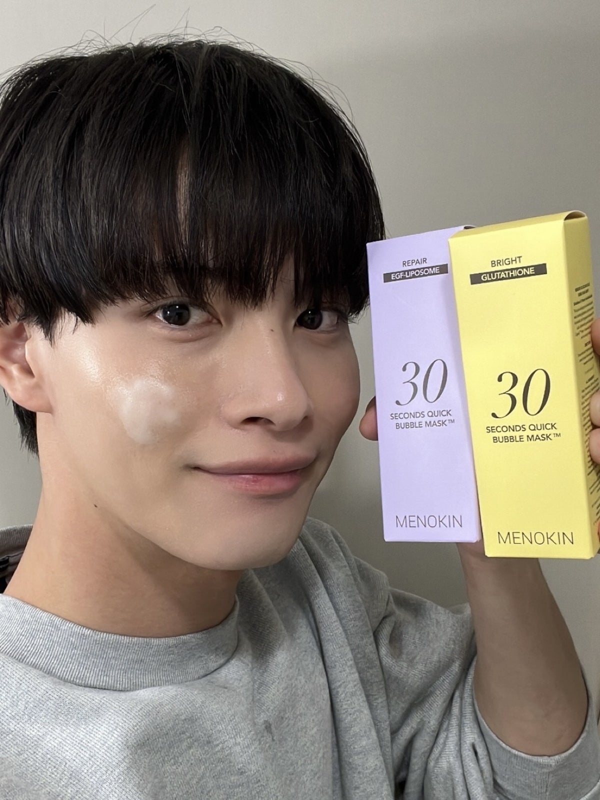 「MENOKIN(メノキン)」 30秒クイックバブルマスク　神谷空