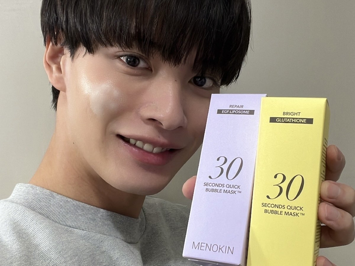 「MENOKIN(メノキン)」 30秒クイックバブルマスク　神谷空