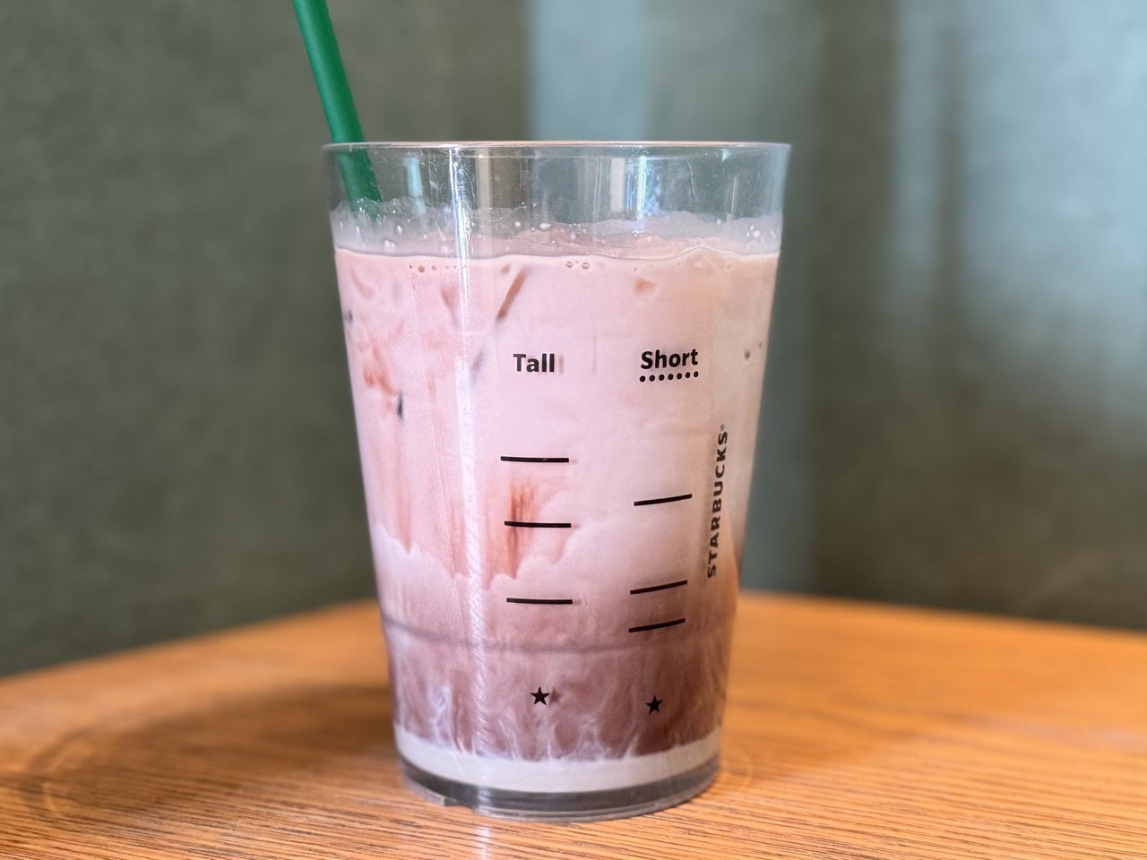 スタバ新作「スイート ミルク チョコレート」正面後