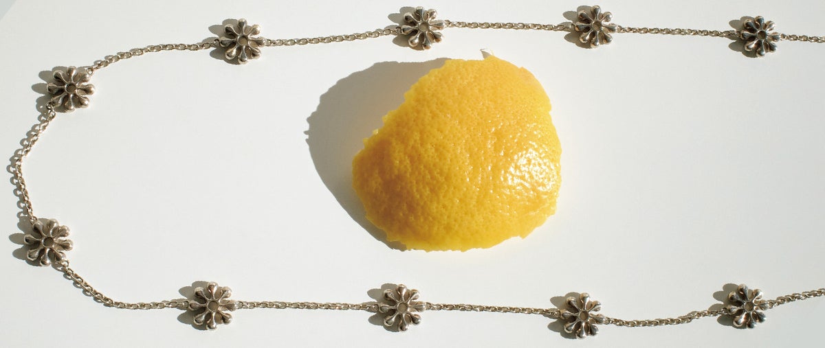 Mapleのヴィンテージライク フラワーネックレス