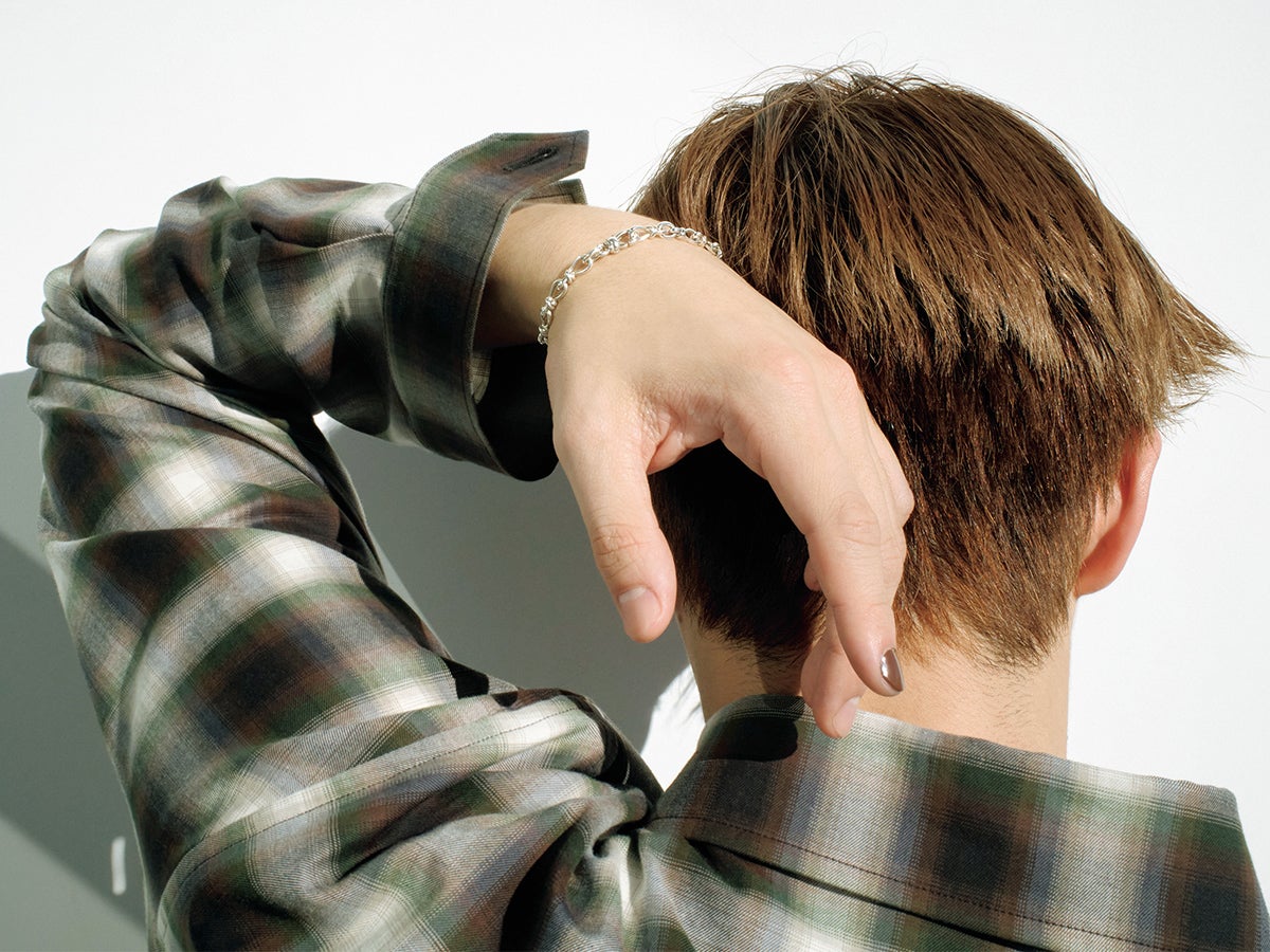 4℃ HOMME+のノットチェーンブレスレット