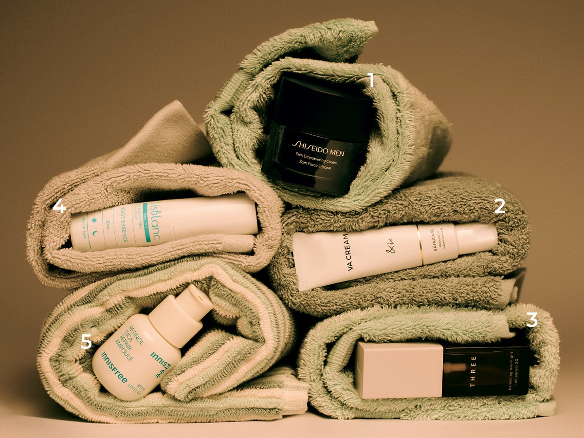 SHISEIDO メン スキンエンパワリング N、＆be VA クリーム、バランシング オーバーナイト オイルセラム SQ、リスブラン モイスト エッセンス、レチノール シカ リペア セラム