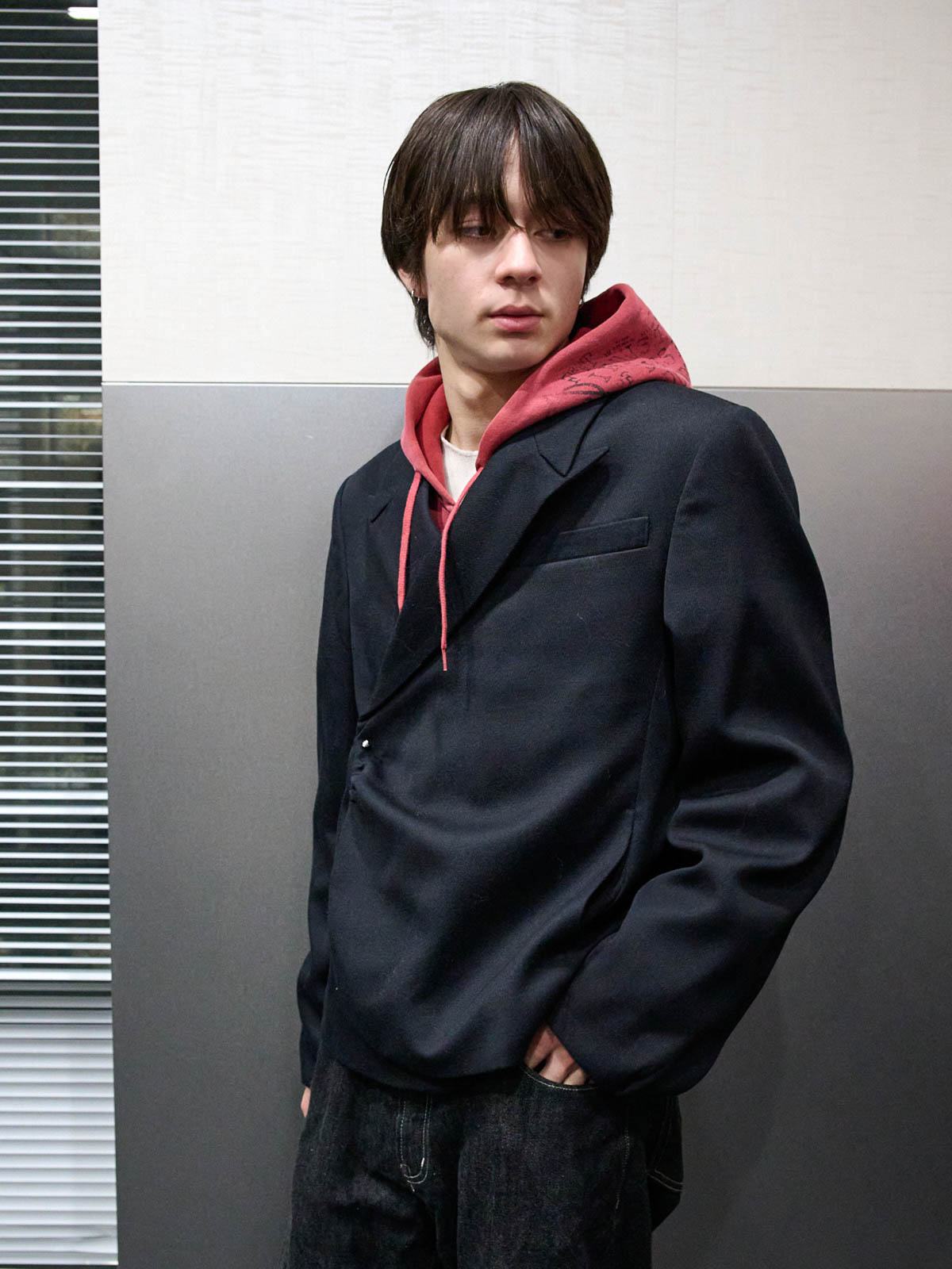 松岡光＿冬私服スナップ上半身