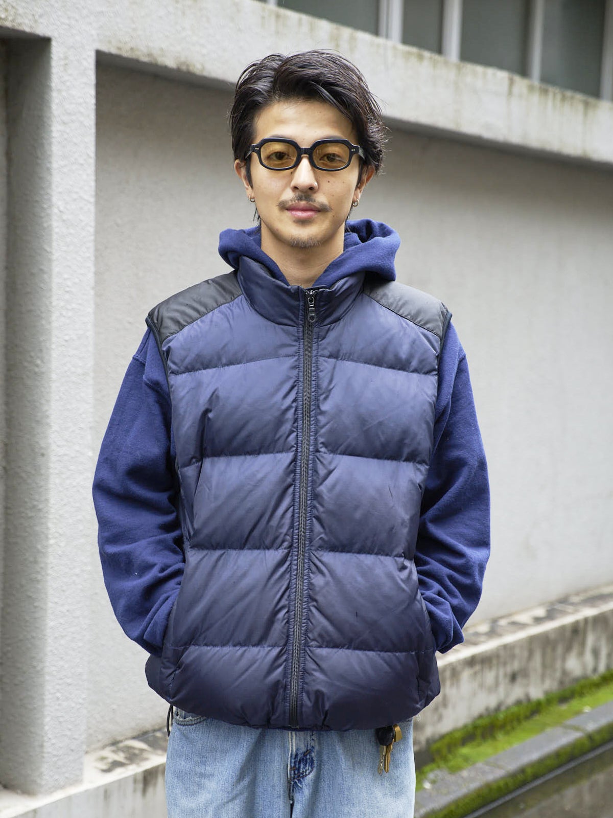 美容師・後藤さん お洒落な着こなし 上半身