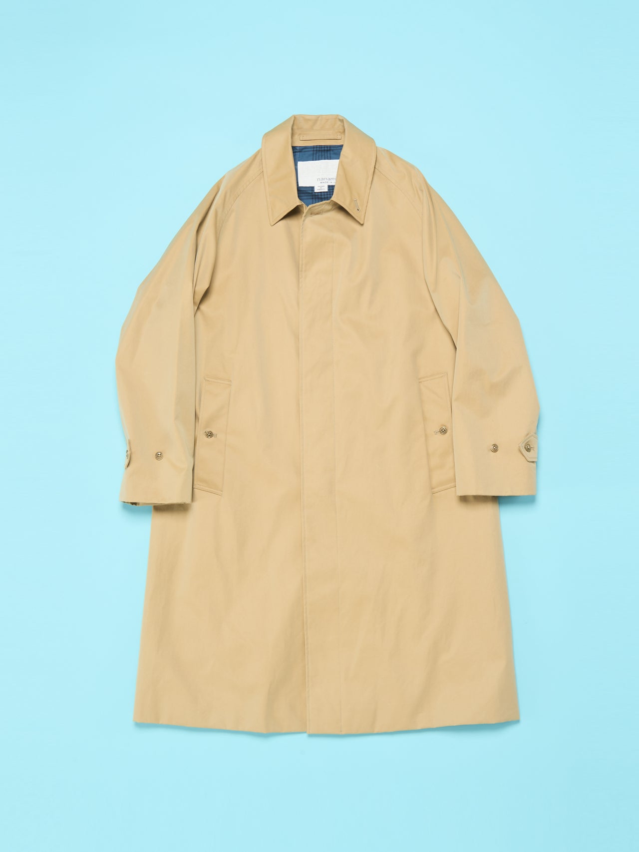 ナナミカのゴアテックスコート／2L Cotton  GORE-TEX Balmacaan Coat