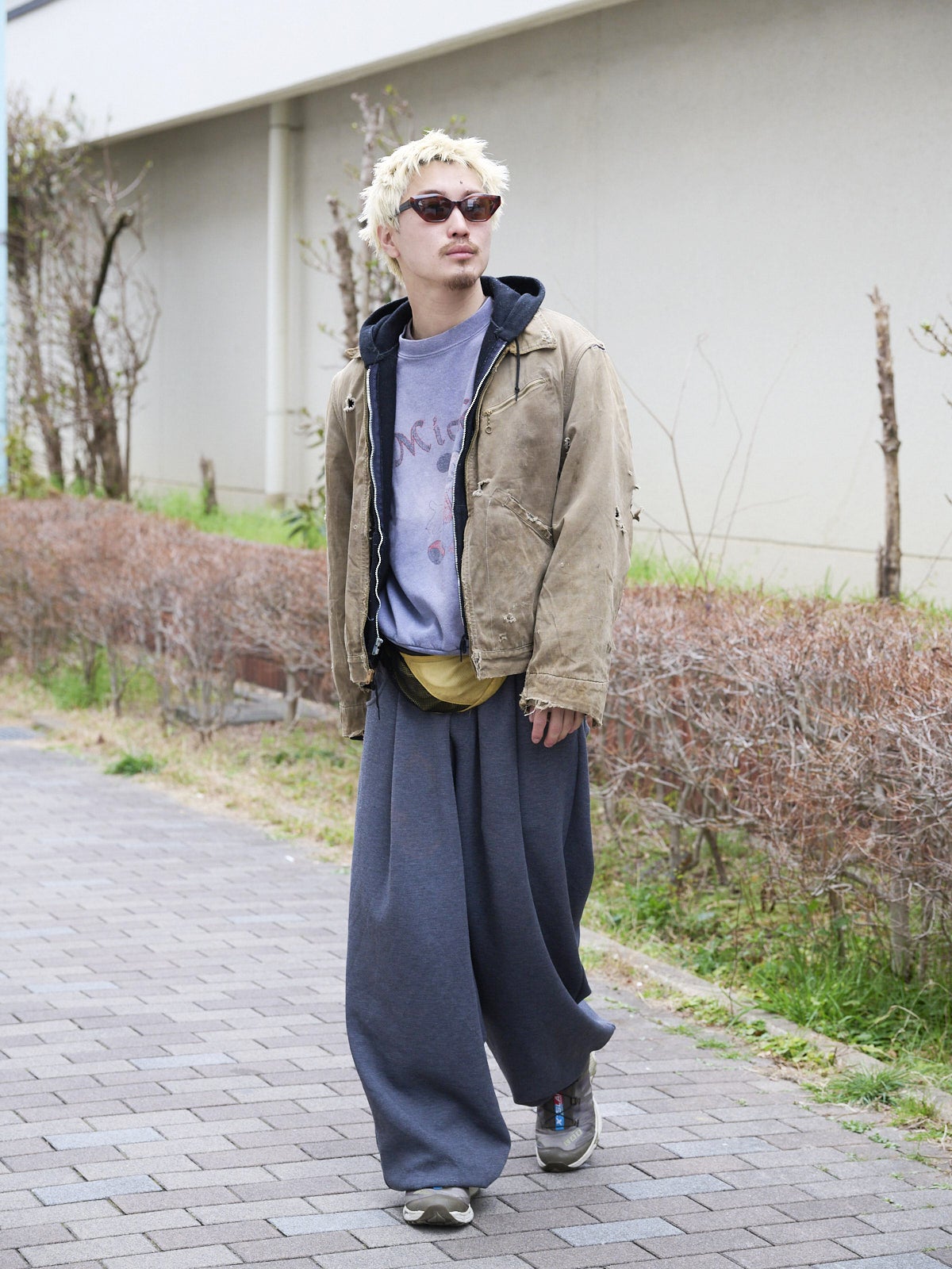 サロモン XT-4 お洒落な着こなし