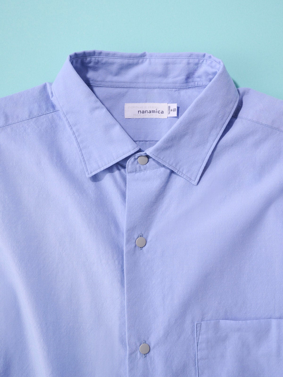オシャレな人が買ってよかった「ナナミカ」のシャツ／Regular Collar Wind S/S Shirt の襟