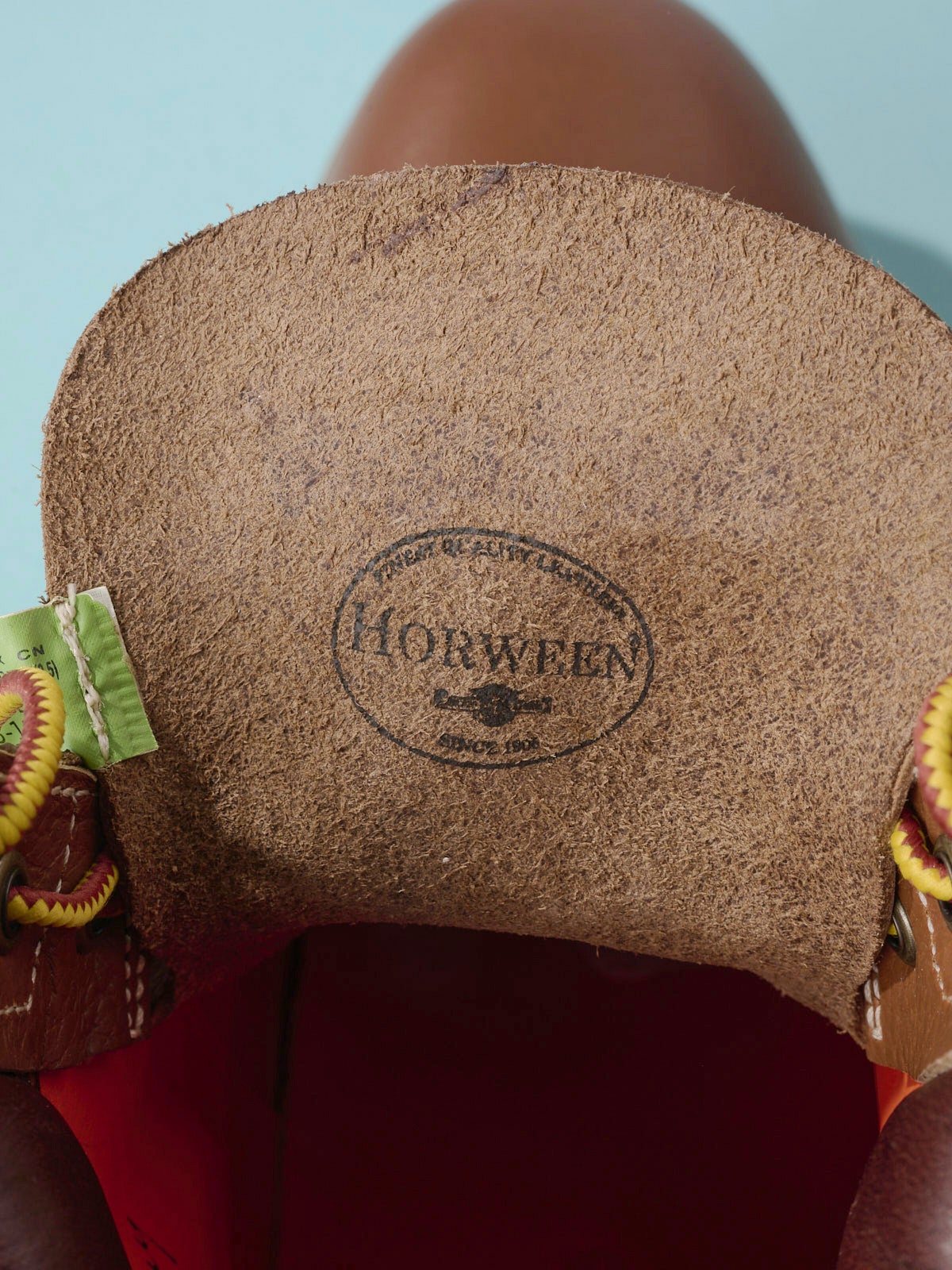 オシャレな人が買ってよかった「アワー レガシー ワークショップ」&times;「ティンバーランド」のコラボブーツ／WORK SHOP 6 INCH BOOTのベロ