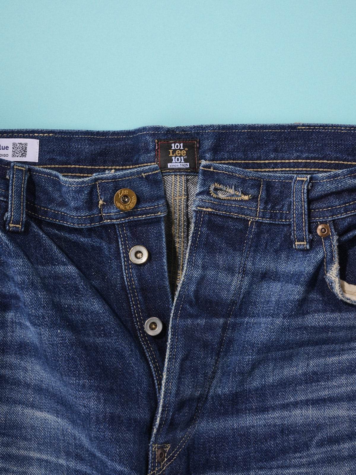 「リー(Lee)」のデニム/101 ANNIVERSARY COWBOY 101のボタンフライ