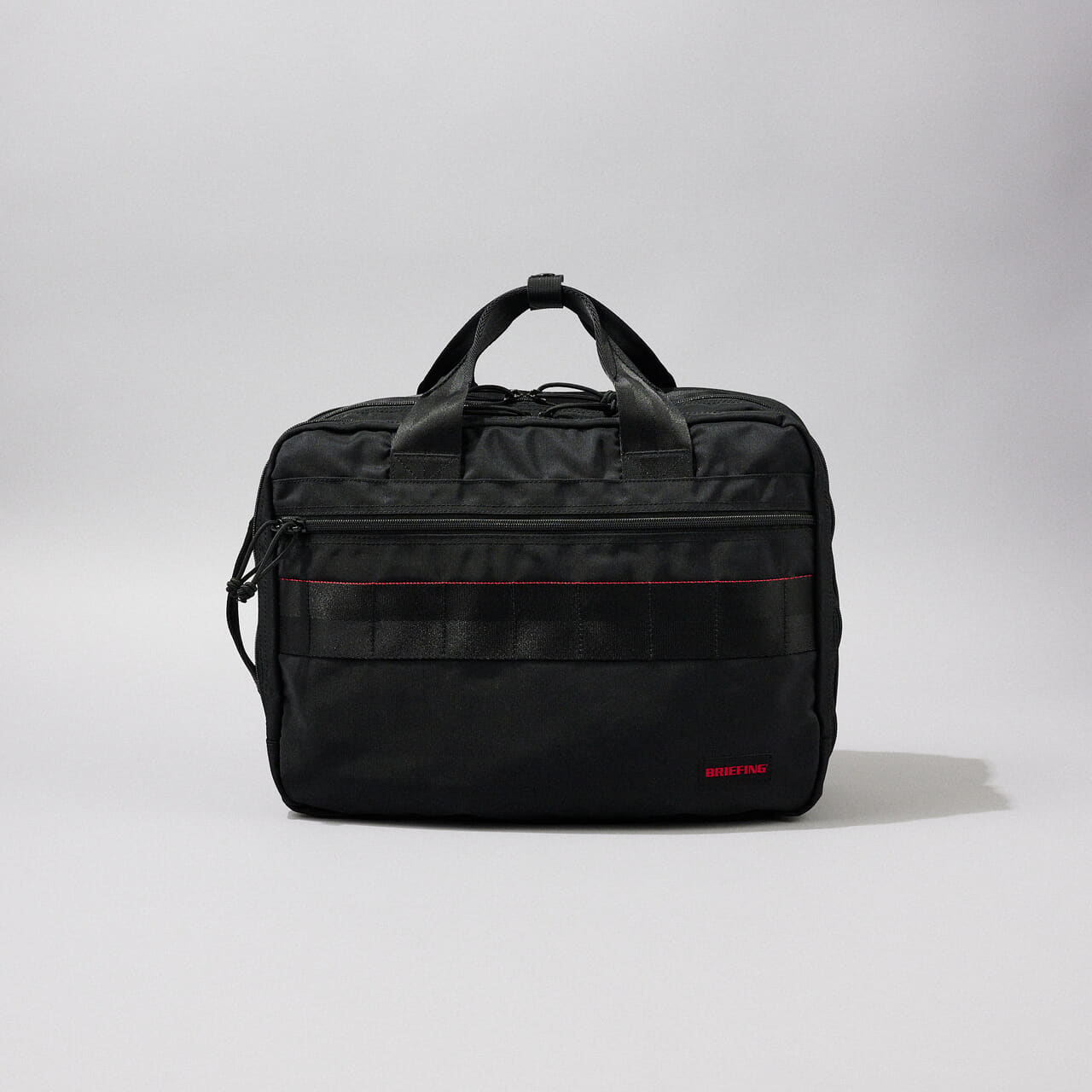 ブリーフィングの黒バッグ／A4 2WAY LINER MW GENII　2wayタイプ 正面
