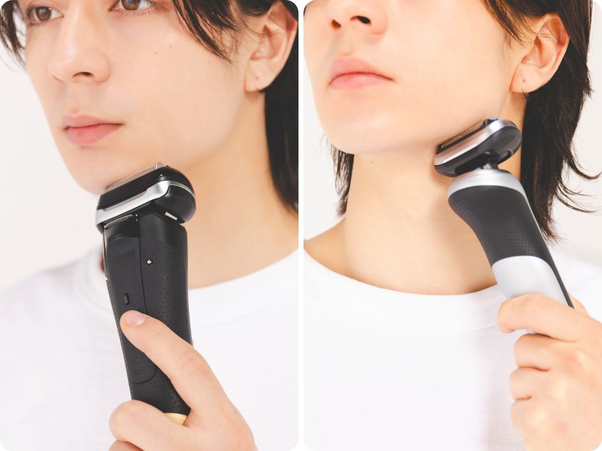 電気シェーバーを使った 正しいヒゲの剃り方