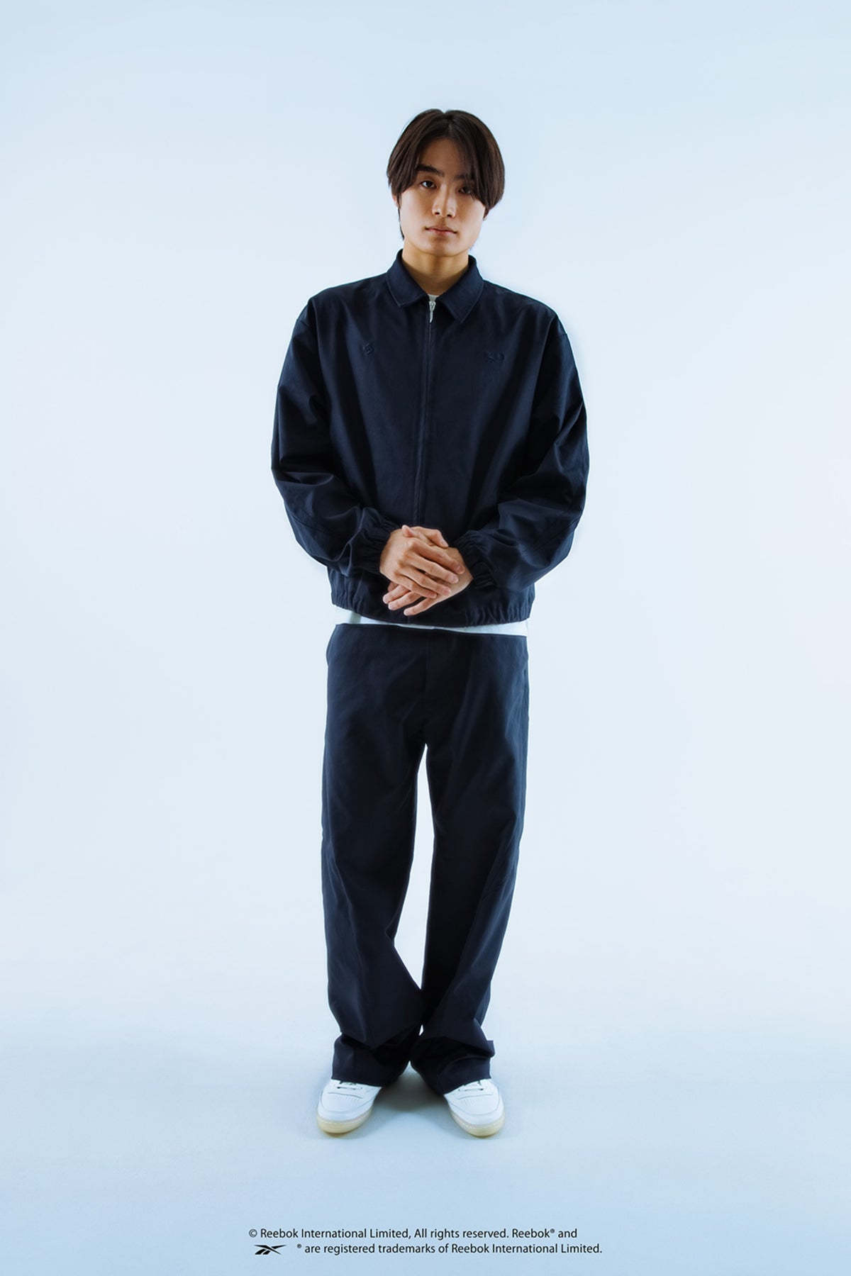 TWILL ZIP JACKET/WIDE CHINO PANT 1