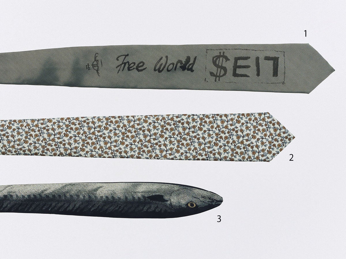 ホリデーアンドブラウン、ヴィヴィアン・ウエストウッド、エリコ フォルミコラ ナポリのネクタイ