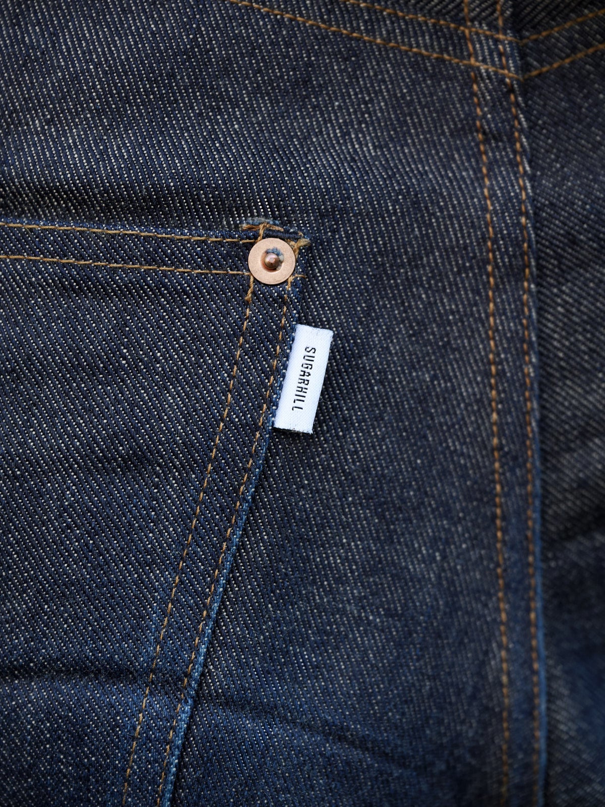 シュガーヒルのジーンズのタグ