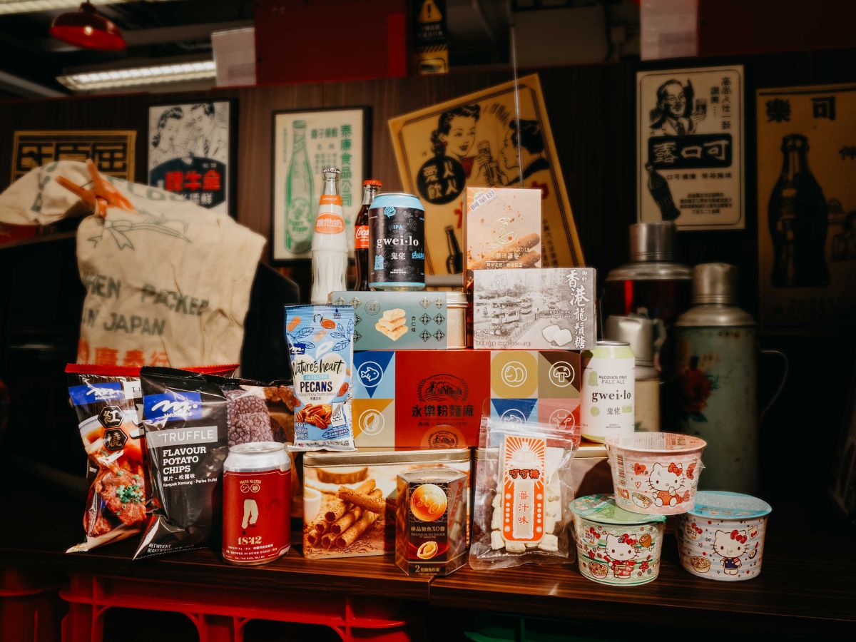 香港最大手のローカルスーパー「Wellcome」のコンセプトショップ店内