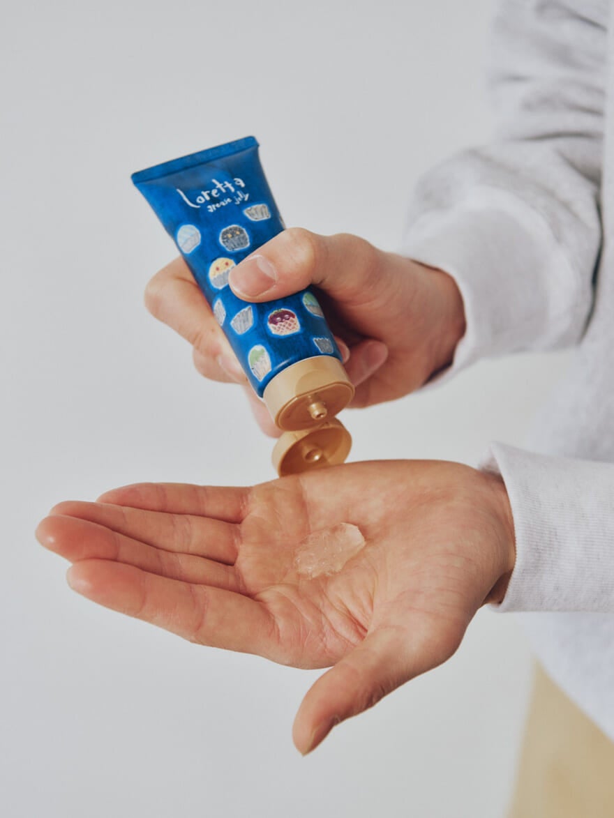 ロレッタのグリースゼリーの使い方１