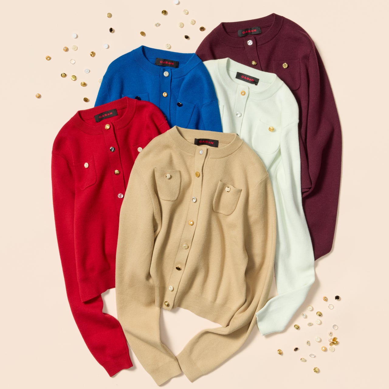 キャバン　カシミアカーディガン