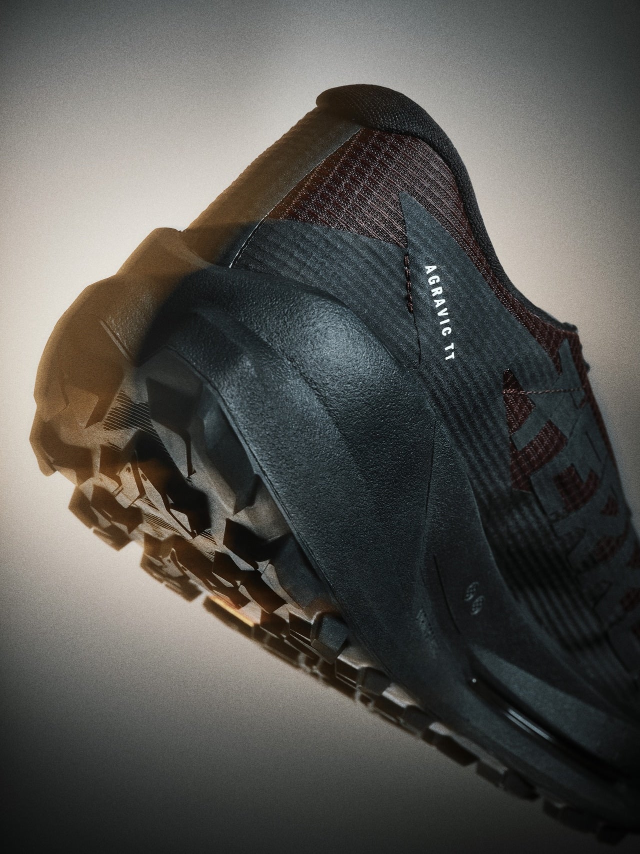 adidas  TERREX AGRAVIC TT  BROWN かかと