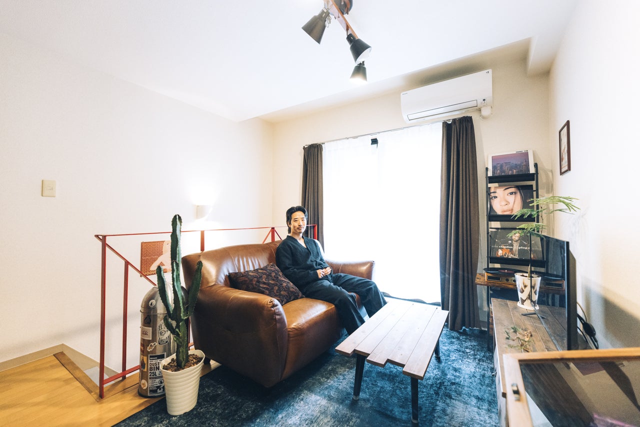 「1DK 39平米 21帖」広くないからこそ面白い、メゾネットを生かした秘密基地的暮らし【おしゃれ男子の部屋カタログ／Vol.46】