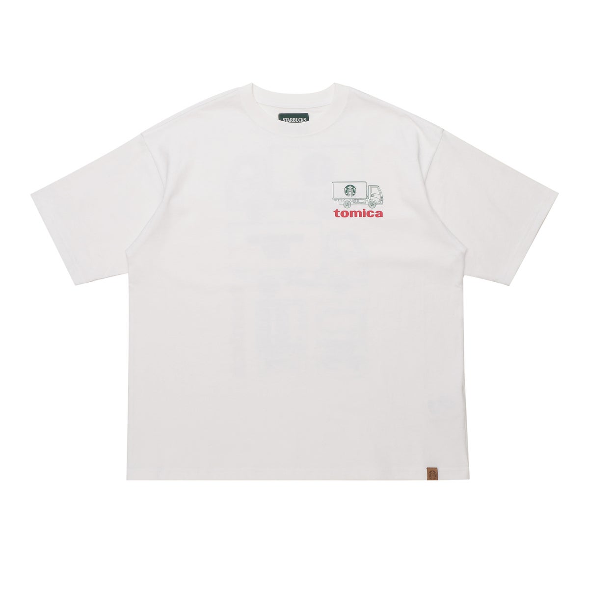 トミカ for STARBUCKS STAND by BEAMS/ トミカ トラックプリントTシャツ A・キッズ Tシャツ A 1