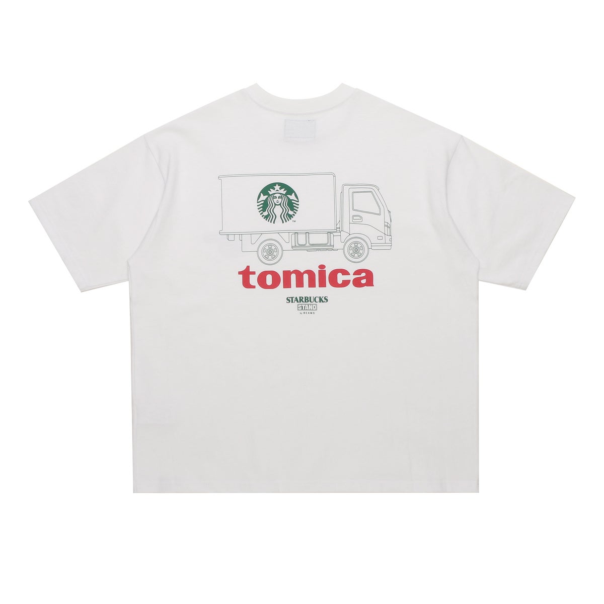 トミカ for STARBUCKS STAND by BEAMS/ トミカ トラックプリントTシャツ B・キッズ Tシャツ B 2