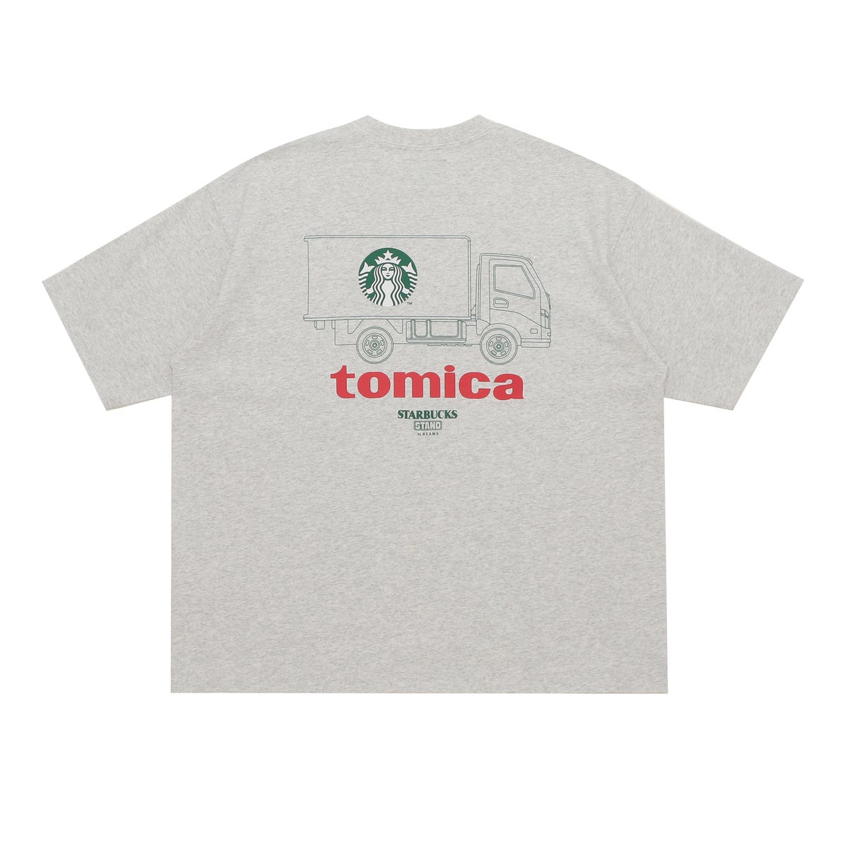 トミカ for STARBUCKS STAND by BEAMS/ トミカ トラックプリントTシャツ B・キッズ Tシャツ B 4
