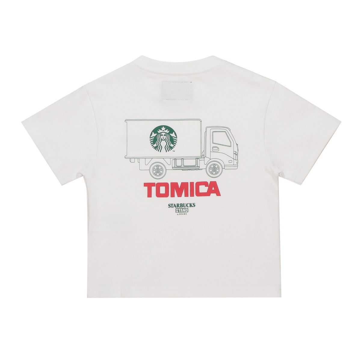 トミカ for STARBUCKS STAND by BEAMS/ トミカ トラックプリントTシャツ B・キッズ Tシャツ B6