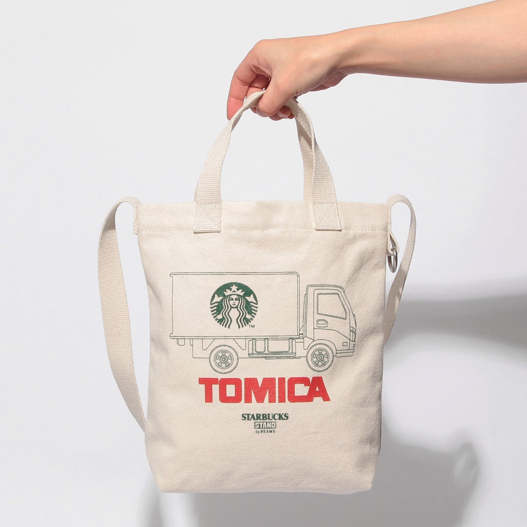 トミカ for STARBUCKS STAND by BEAMS/ トミカ トラックプリントトートバッグ・キッズトートバッグ 3