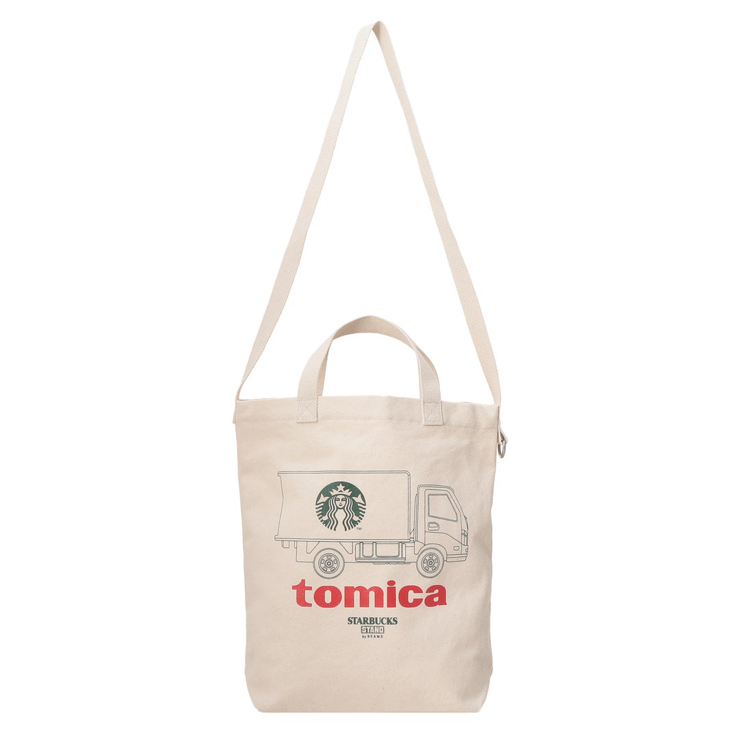 トミカ for STARBUCKS STAND by BEAMS/ トミカ トラックプリントトートバッグ・キッズトートバッグ 1