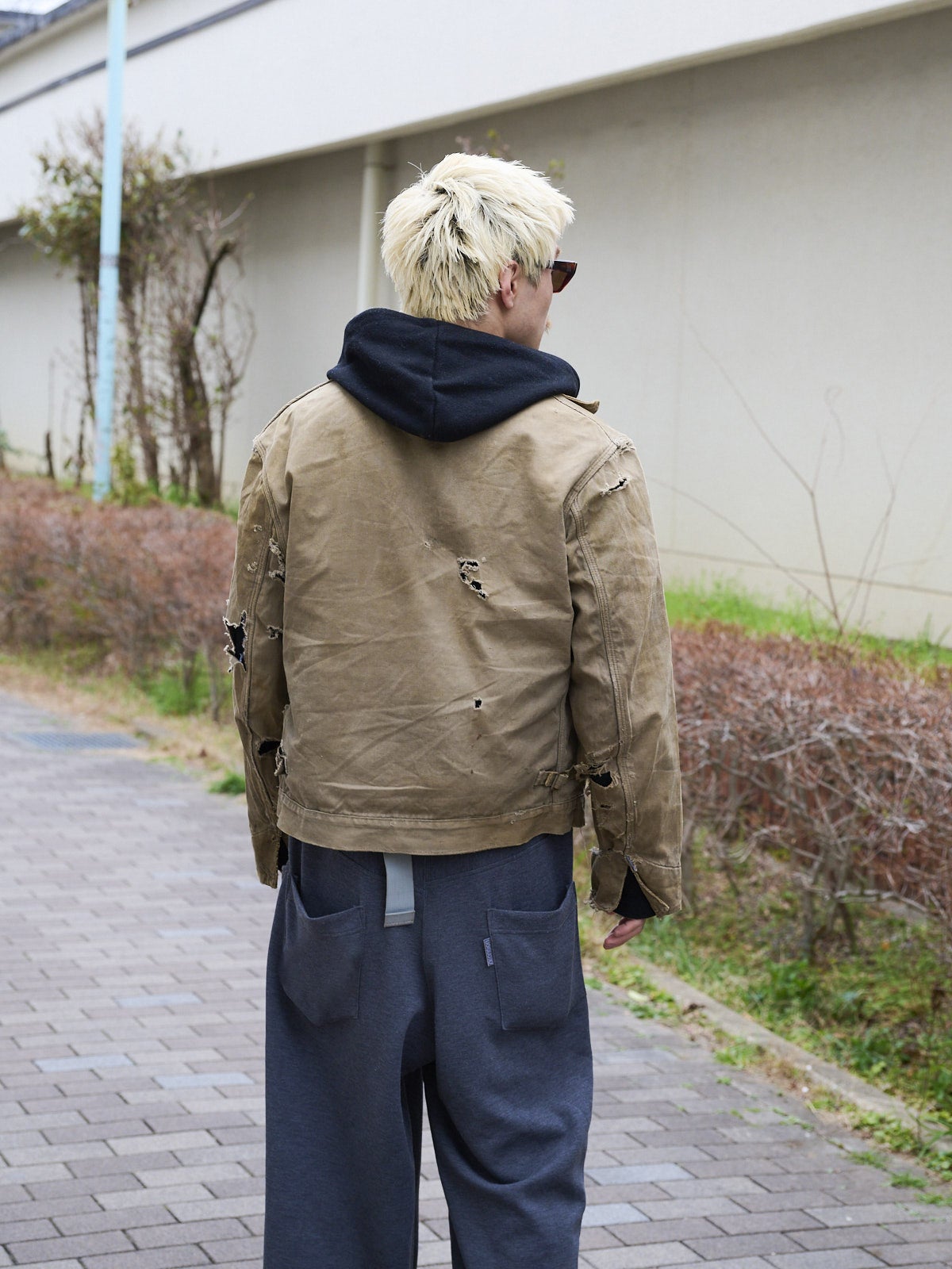 古着のジャケット バッグ