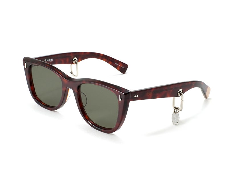 BLANC（ブラン）&times; doublet（ダブレット）のコラボサングラス、2026年春夏新作のブラウンの全景