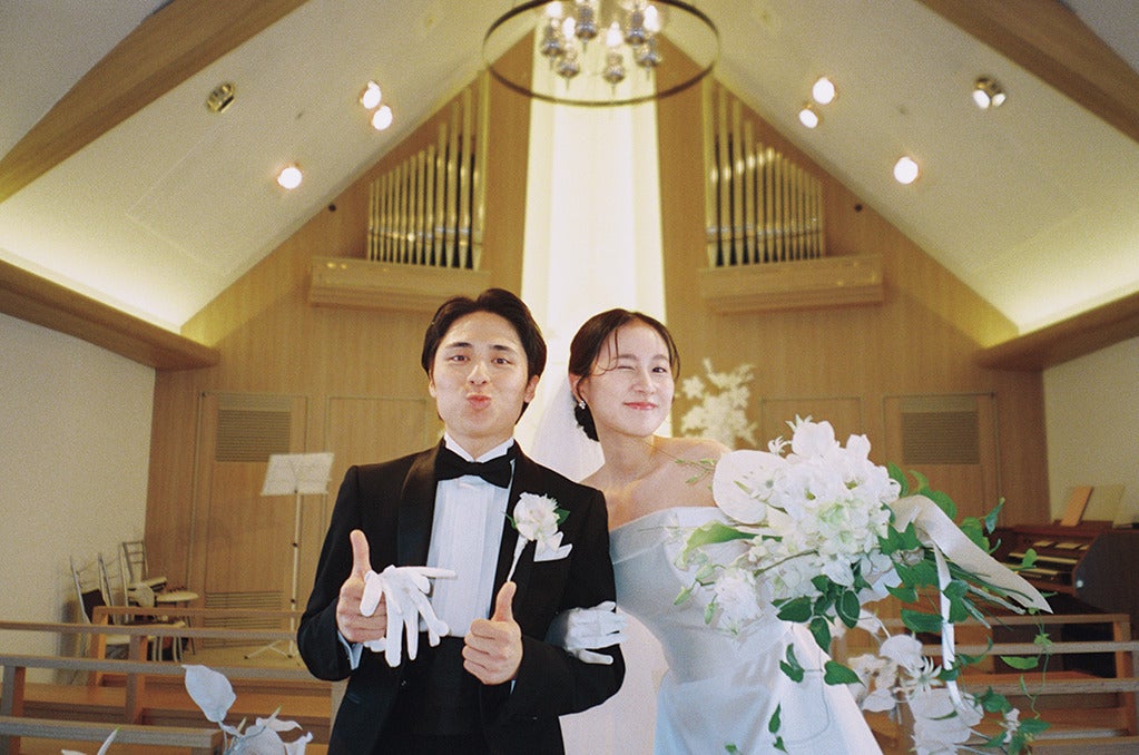 写真家の大田黒博人さんのウェディングレポート