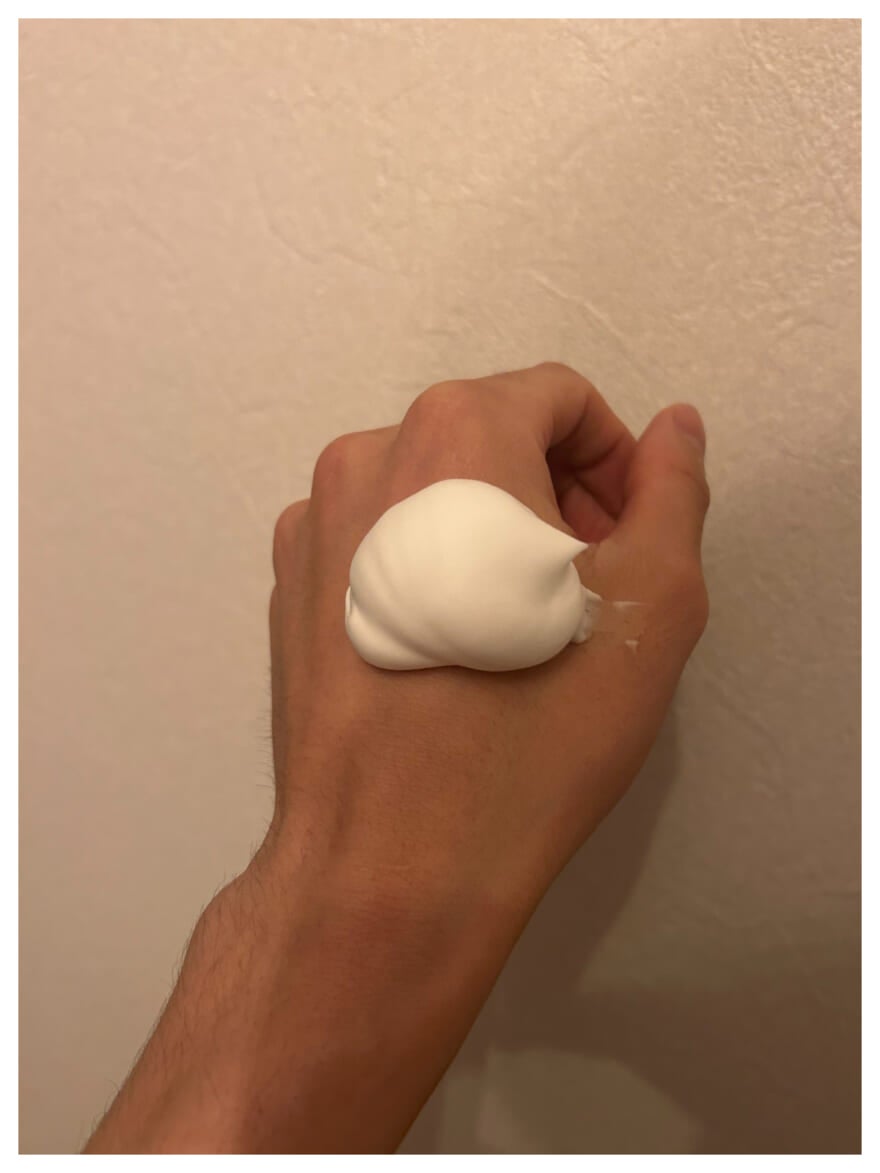 メディオン　洗顔料　テクスチャー