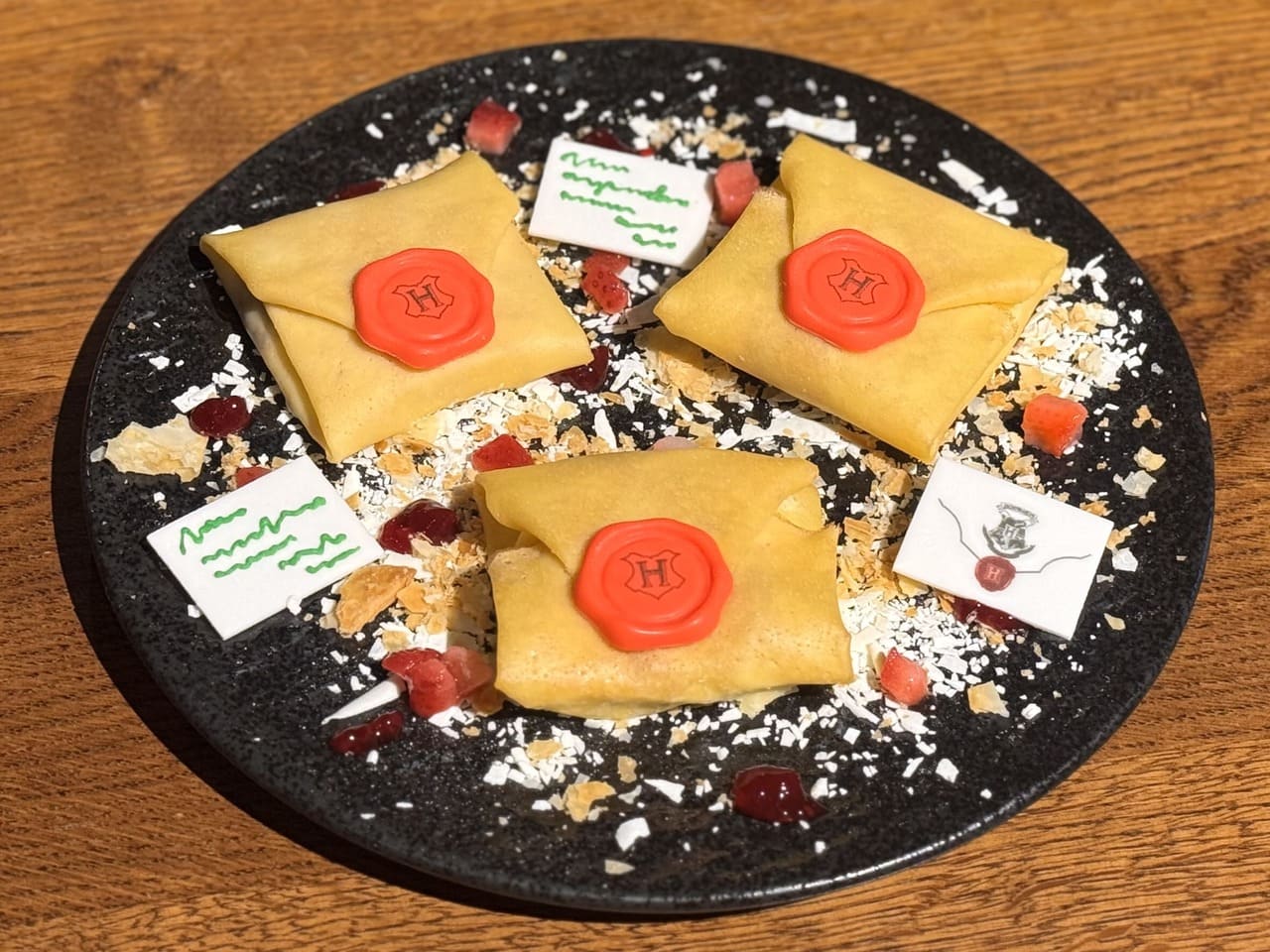 入学許可証のクレープ