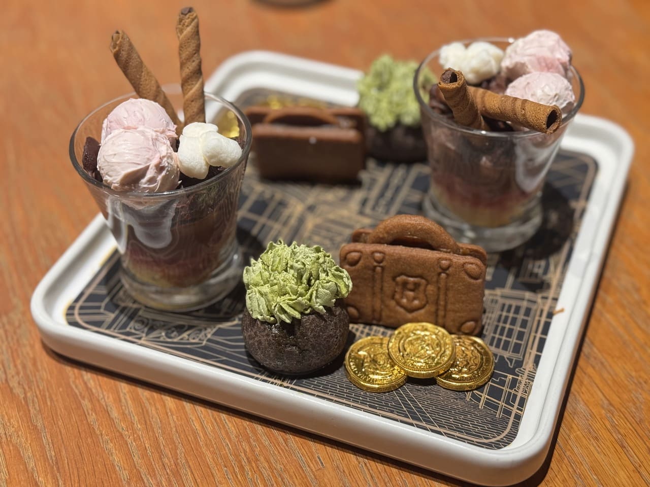 「ダイアゴン横丁の買い物リストアフタヌーンティー」中段