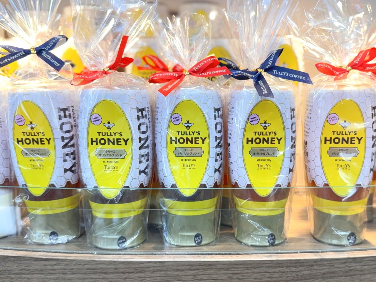 タリーズハニー（オリジナルブレンド）陳列の様子
