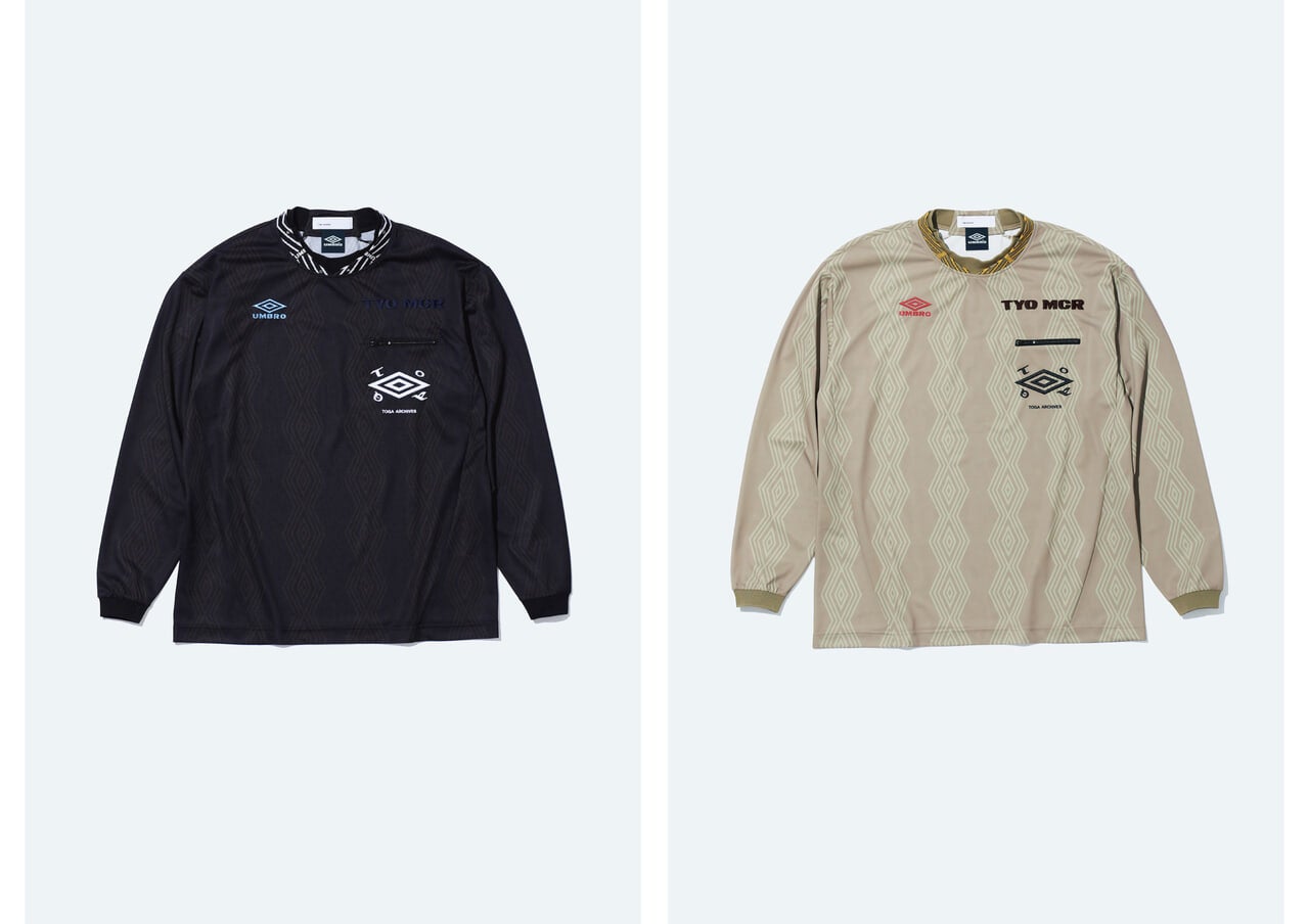 Game shirt L/S UMBRO SP  53,900yen(tax included) Size: S,M,L, XL / Color: Beige, Black