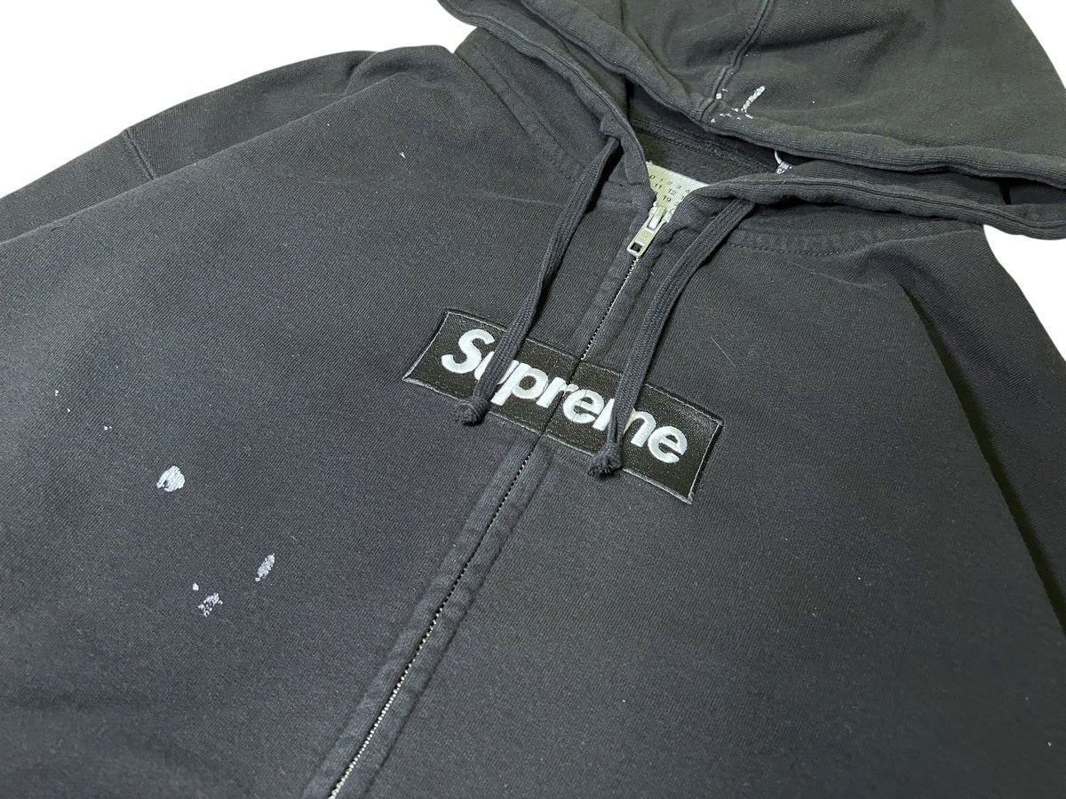 エディターが買ってよかったsupreme&times;MM6 Maison Margiera Box Logo Zip Up Hooded Sweatshirt　ジップ