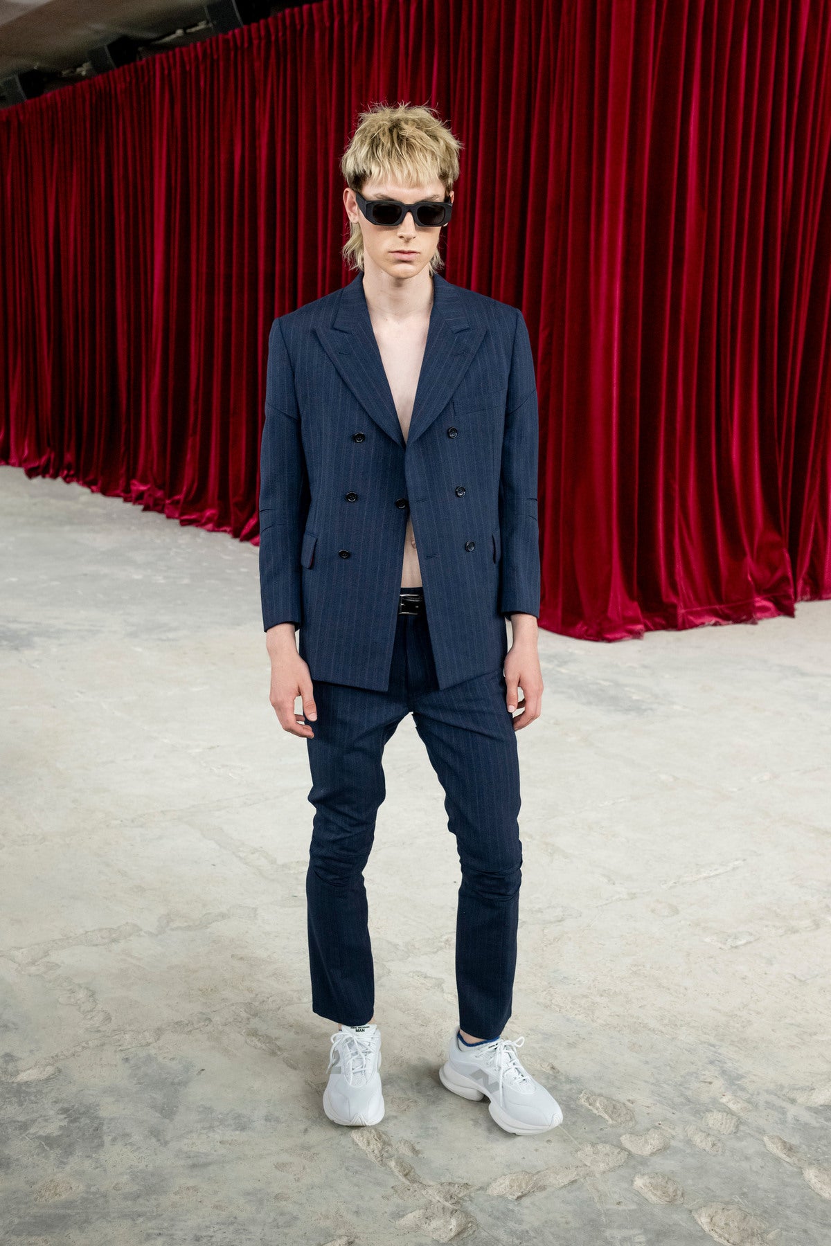 JUNYA WATANABE MAN  &times;  New Balance TF100　ホワイト　着画　１０