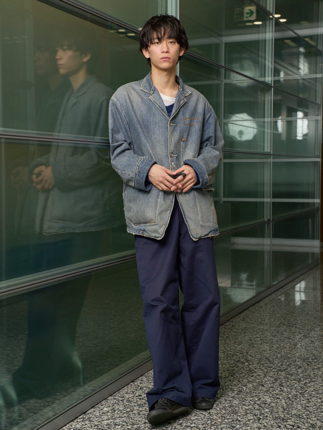 小方蒼介の私服コーディネート