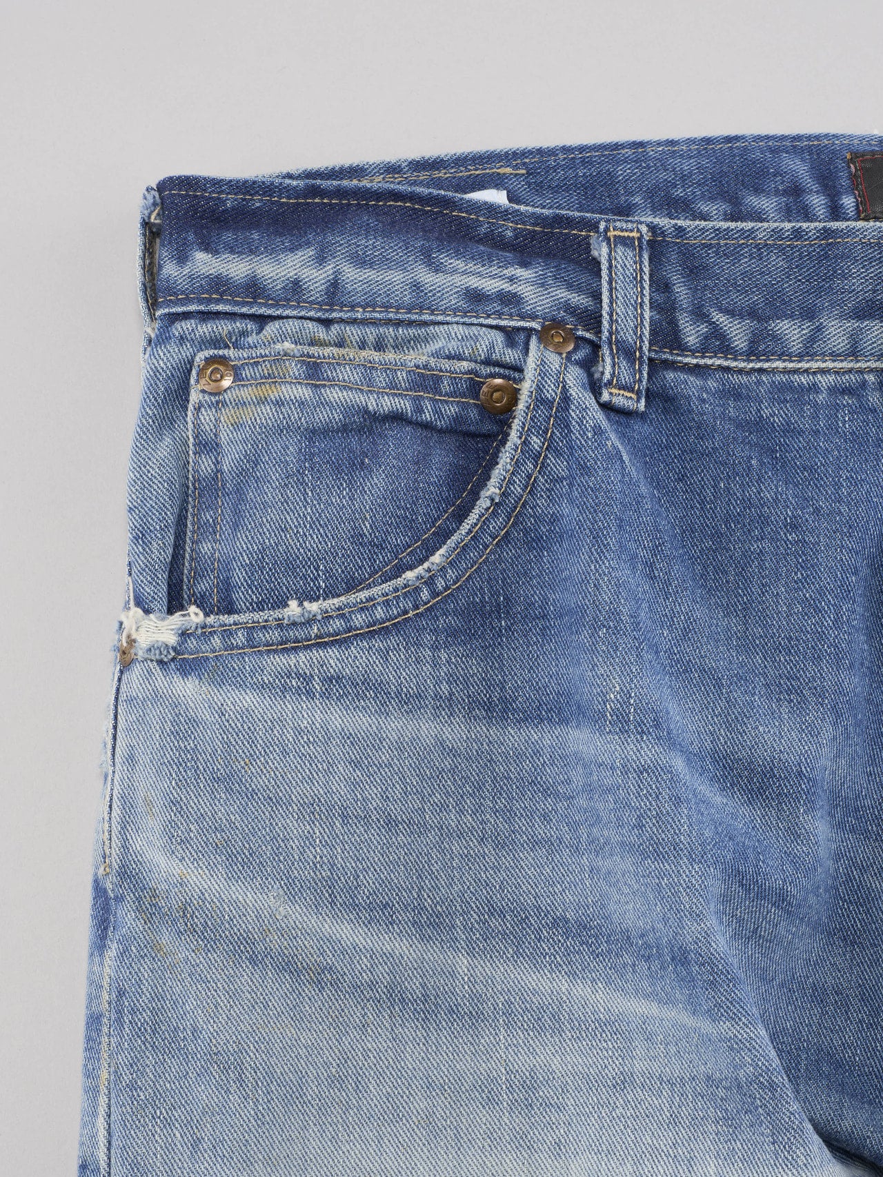 Lee、【101 101周年記念特別モデル】ANNIVERSARY 101-Z RIDERS JEAN ストレートデニムパンツ、右ポケット