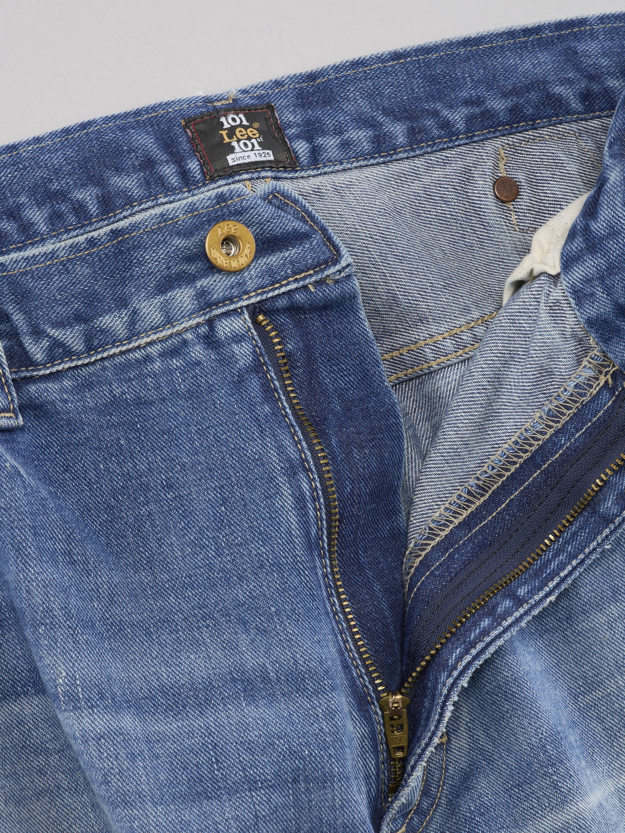 Lee、【101 101周年記念特別モデル】ANNIVERSARY 101-Z RIDERS JEAN ストレートデニムパンツ、ウエスト