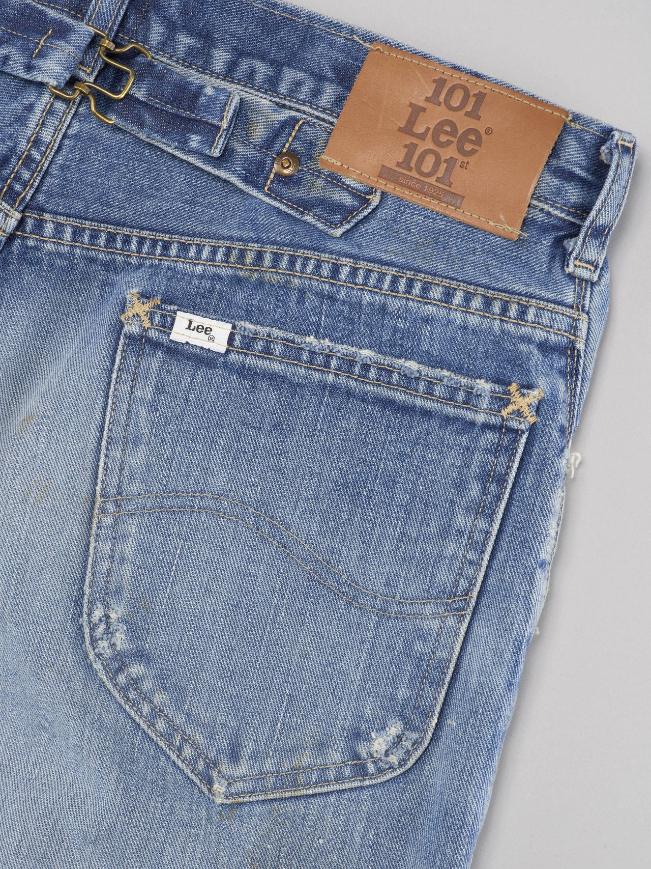 Lee、【101 101周年記念特別モデル】ANNIVERSARY 101-Z RIDERS JEAN ストレートデニムパンツ、バックポケット