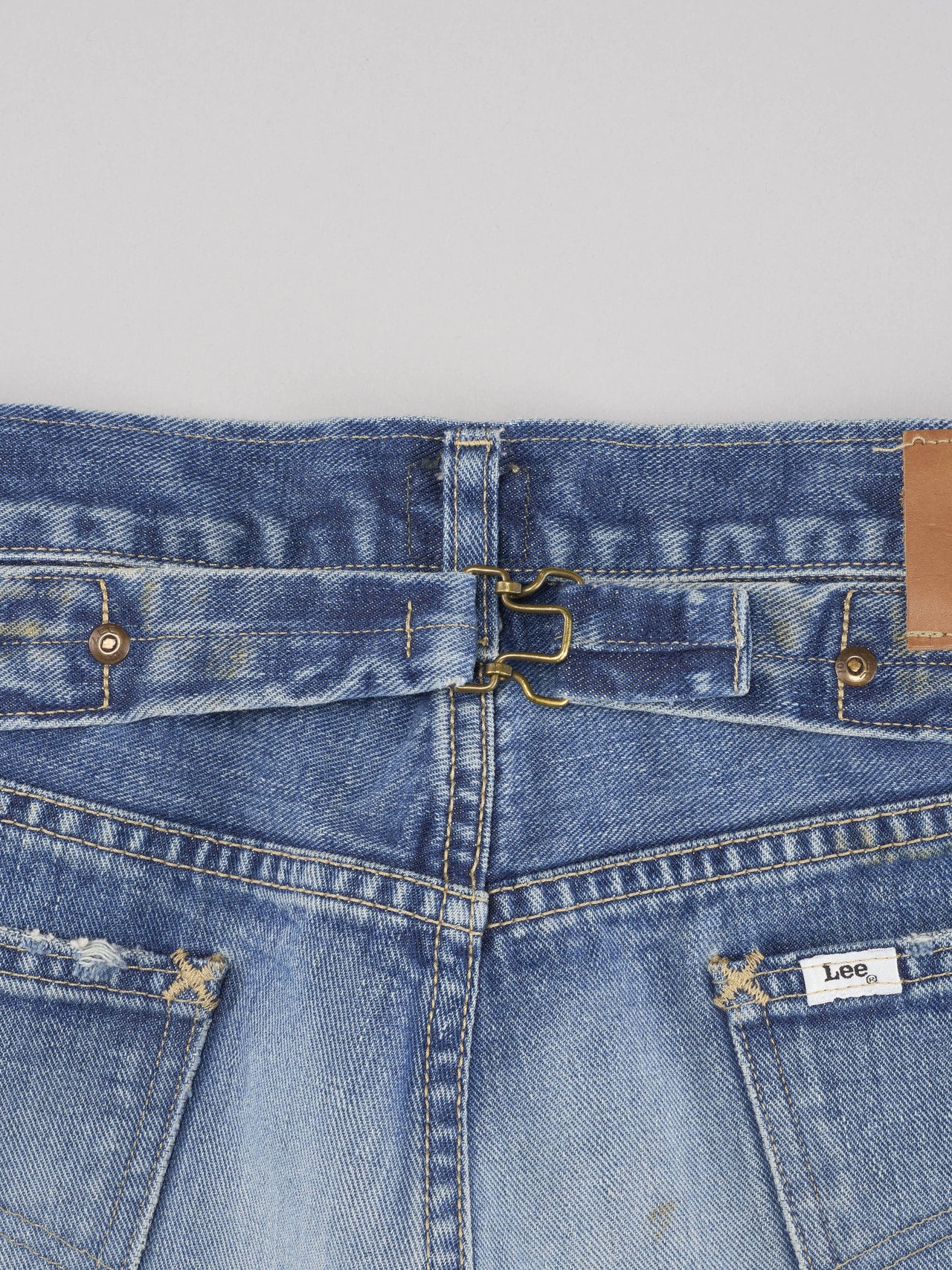 Lee、【101 101周年記念特別モデル】ANNIVERSARY 101-Z RIDERS JEAN ストレートデニムパンツ、バック