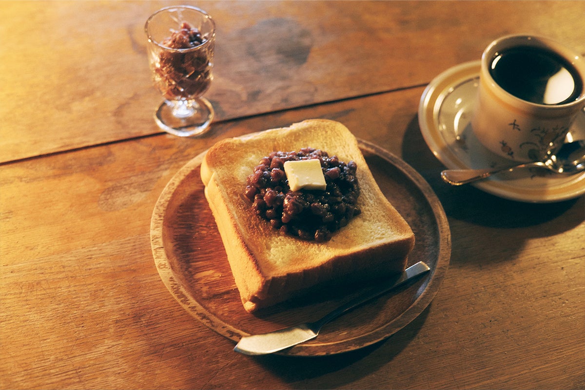 『喫茶 天文図舘』の餡バタートースト